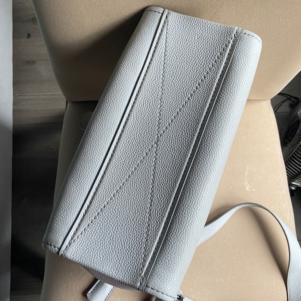 Lock That Leather Light Gray Function Crossbody S… - image 6